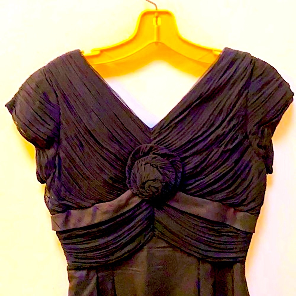 Vintage silk authentic early-60s dress